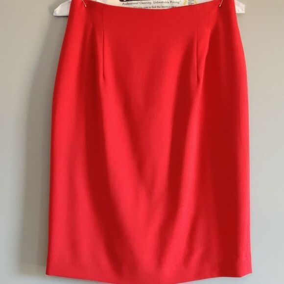 ✔️⚓️Vintage Wool Suit Pencil Skirt - Picture 1 of 2